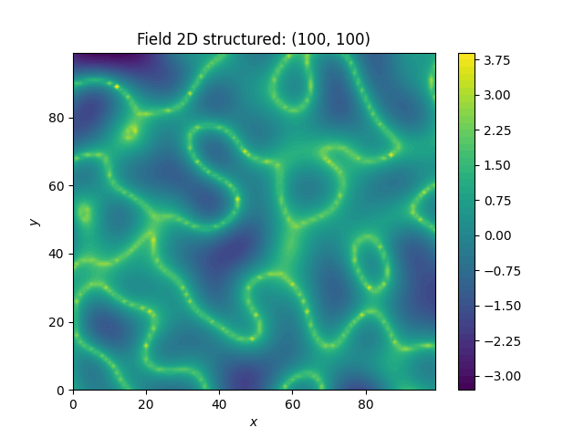 Field 2D structured: (100, 100)